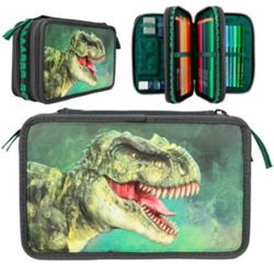 Detailansicht des Artikels: 012475 - Dino World 3-Fach Federtasche