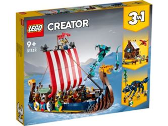 Detailansicht des Artikels: 31132 - LEGO® Creator 31132 - Wikingerschiff mit Midgardschlange ( 9+ )