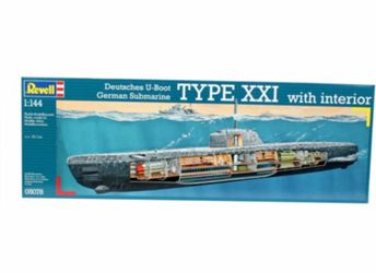 Detailansicht des Artikels: 05078 - Deutsches U-Boot Typ XXI mit