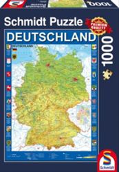 Detailansicht des Artikels: 58287 - PU1000T. Deutschlandkarte