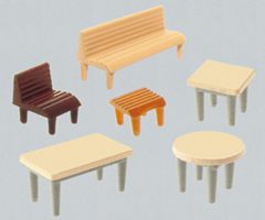 Detailansicht des Artikels: 272440 - 7 Tische, 24 Stühle, 12 Bänke