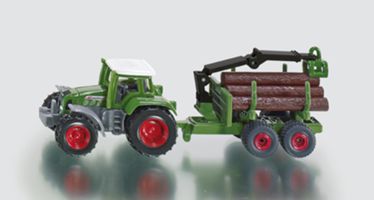 Detailansicht des Artikels: 1645 - SIKU Traktor mit Forstanhaeng